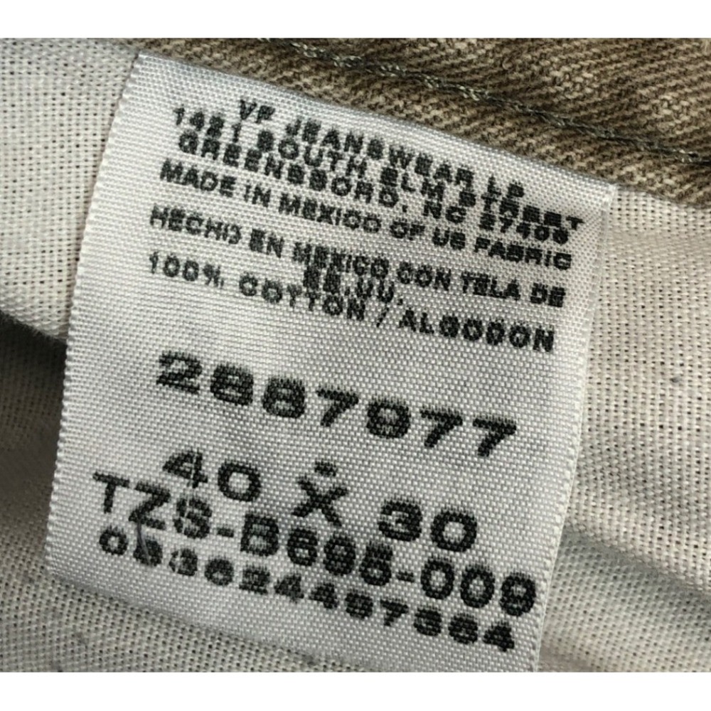 Lee Dungarees Mens Carpenter Pants 40x30 Sand Brown Relaxed Fit Straight Leg - Picture 4 of 9
